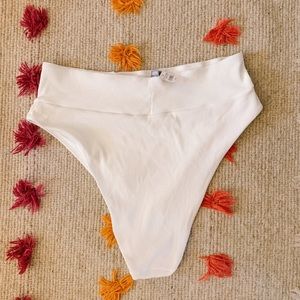 High waist bikini bottom